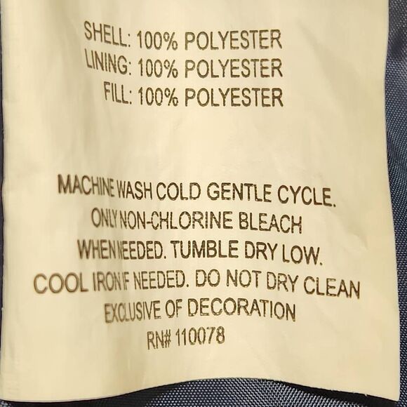 U.S. Polo Assn. Gray puffer vest logo Large - Picture 7 of 8